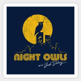 Night Owls with Jack Delroy Sticker